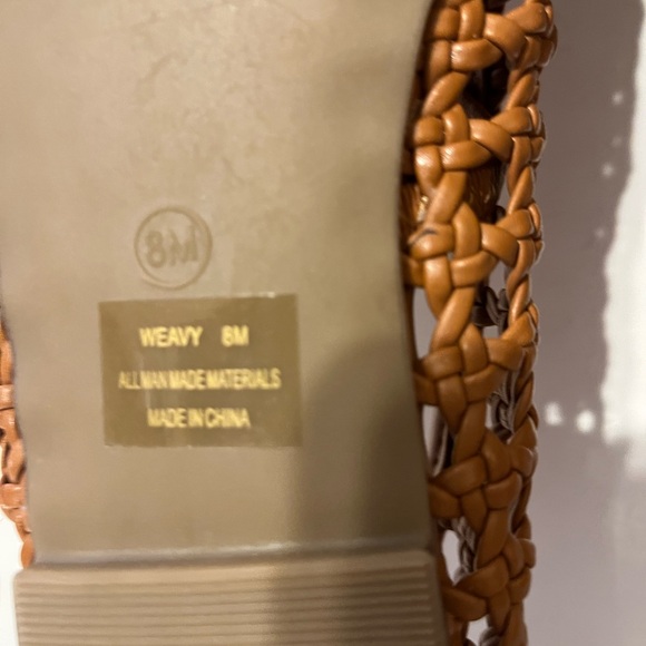 NWT Sz 8 Joie Weavy Brown Woven Mary Jane Ballet Flats - Picture 14 of 14